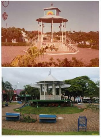 Coreto antes - depois